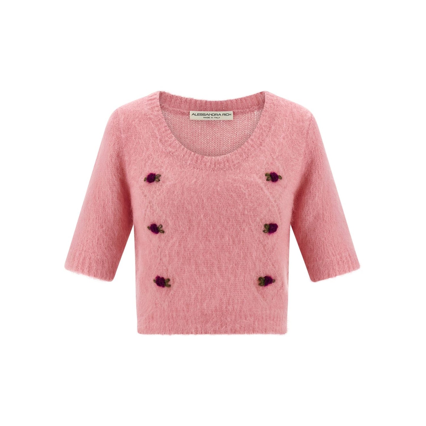 Alessandra Rich Multicolor Wool Cardigan