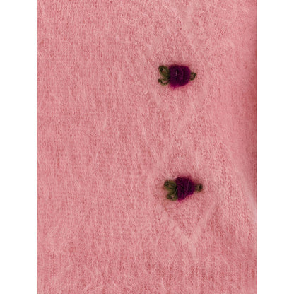 Alessandra Rich Multicolor Wool Cardigan