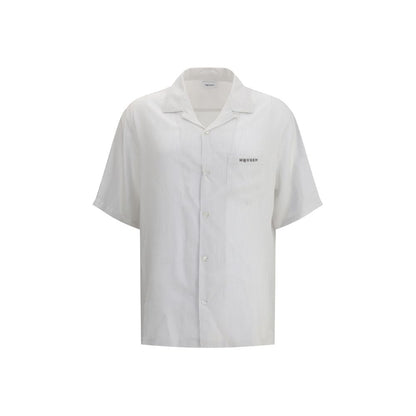 Alexander McQueen White Viscose Pattern Shirt Alexander McQueen