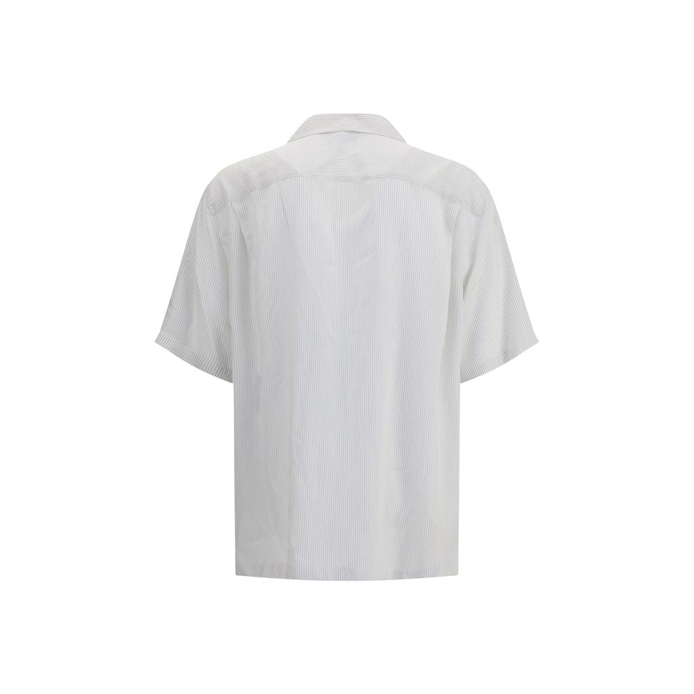 Alexander McQueen White Viscose Pattern Shirt Alexander McQueen