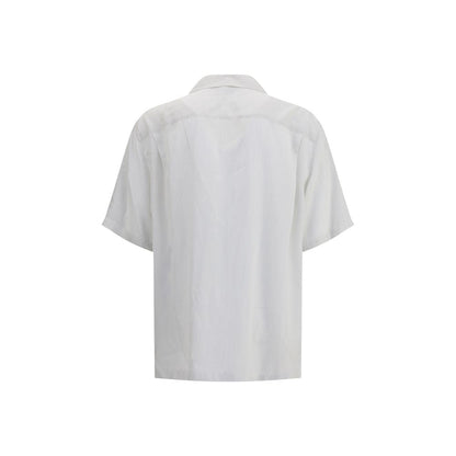 Alexander McQueen White Viscose Pattern Shirt Alexander McQueen