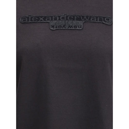 Alexander Wang Gray Cotton T-Shirt