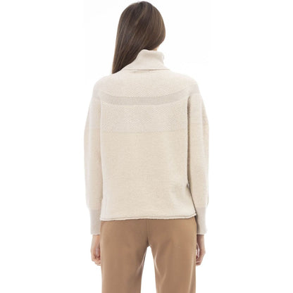 Alpha Studio Sweaters AD8270GE_9001BURRO,Alpha Studio,Brown,Category-Clothing,Clothing,Gender-Women,Made in Italy,Subcategory-Sweaters,Subcategory-Sweatshirts,Subcategory-Tops,Sweaters,Sweaters - Women - Clothing,true,Women,Women > Clothing,Women > Clothi