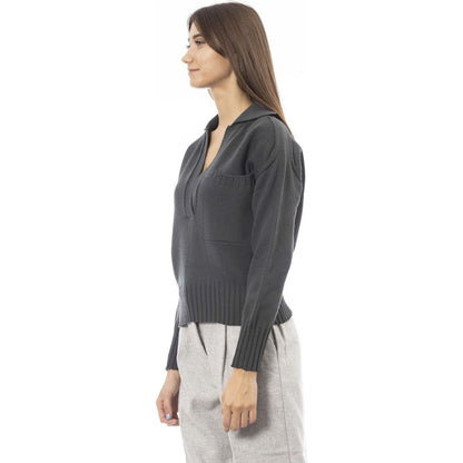 Alpha Studio Sweaters AD8362BE_9002MUSCHIO,Alpha Studio,Cardigans - Women - Clothing,Category-Clothing,Clothing,Gender-Women,Green,Made in Italy,Subcategory-Cardigans,Subcategory-Sweaters,Sweaters,Sweaters - Women - Clothing,true,Women,Women > Clothing,wo