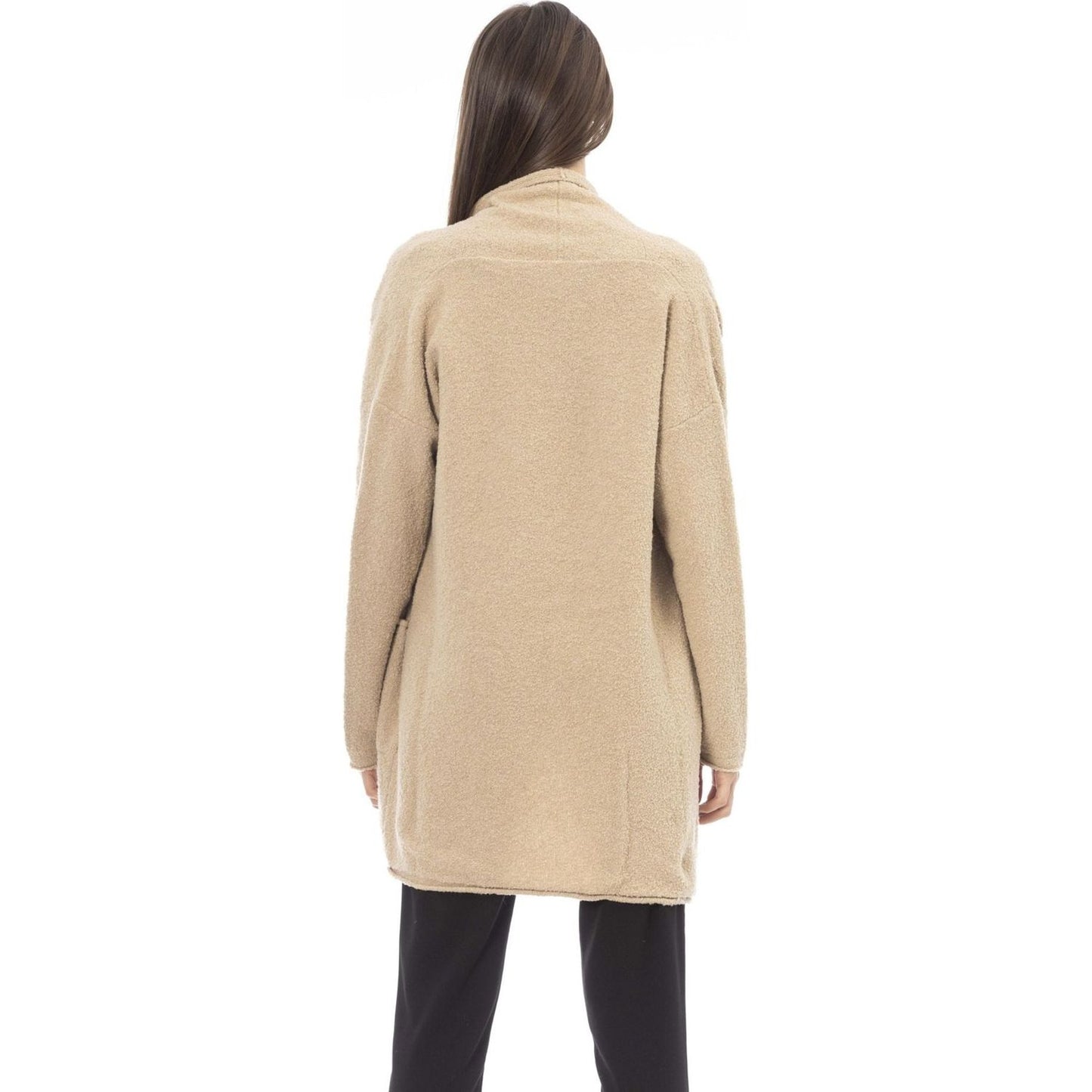 Alpha Studio Sweaters AD8503E_5060SESAMO,Alpha Studio,Brown,Category-Clothing,Clothing,Gender-Women,Made in Italy,Subcategory-Sweaters,Subcategory-Sweatshirts,Subcategory-Tops,Sweaters,Sweaters - Women - Clothing,true,Women,Women > Clothing,Women > Clothi