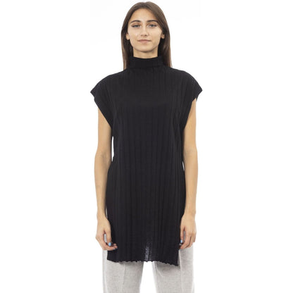 Alpha Studio Sweaters AD8605H_5183NERO,Alpha Studio,Black,Category-Clothing,Clothing,Gender-Women,Made in Italy,Subcategory-Sweaters,Subcategory-Sweatshirts,Subcategory-Tops,Sweaters,Sweaters - Women - Clothing,true,Women,Women > Clothing,Women > Clothing