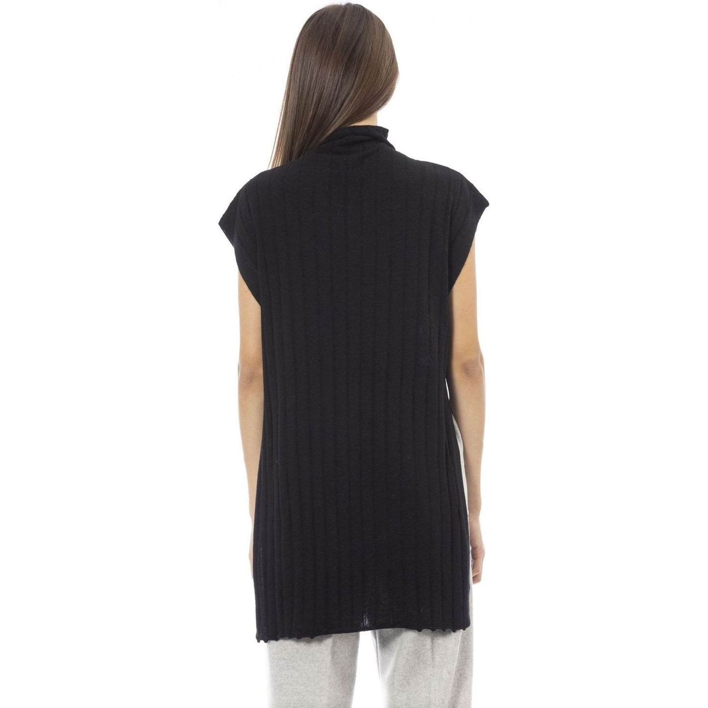 Alpha Studio Sweaters AD8605H_5183NERO,Alpha Studio,Black,Category-Clothing,Clothing,Gender-Women,Made in Italy,Subcategory-Sweaters,Subcategory-Sweatshirts,Subcategory-Tops,Sweaters,Sweaters - Women - Clothing,true,Women,Women > Clothing,Women > Clothing