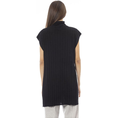 Alpha Studio Sweaters AD8605H_5183NERO,Alpha Studio,Black,Category-Clothing,Clothing,Gender-Women,Made in Italy,Subcategory-Sweaters,Subcategory-Sweatshirts,Subcategory-Tops,Sweaters,Sweaters - Women - Clothing,true,Women,Women > Clothing,Women > Clothing