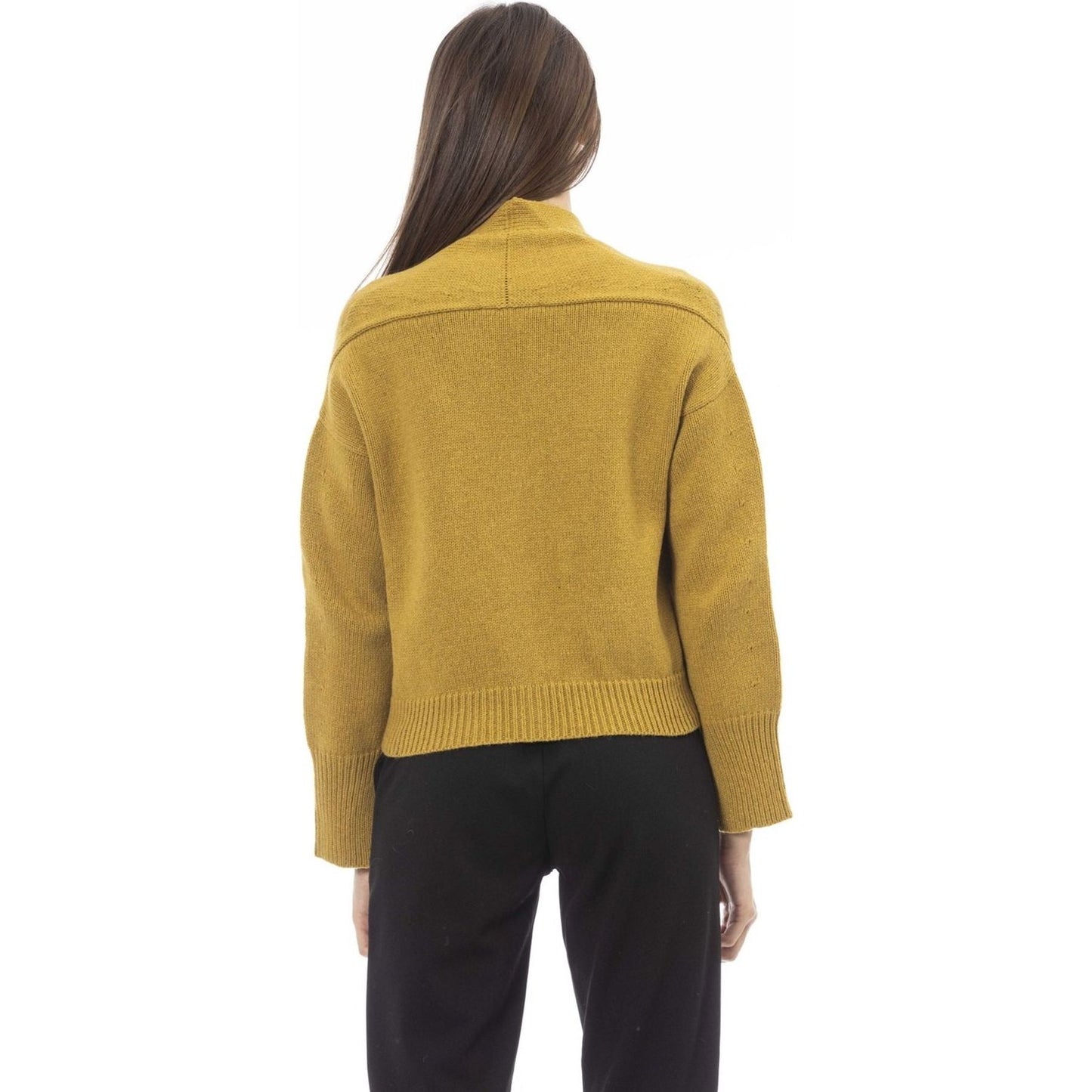 Alpha Studio Sweaters AD8631EE_9002SENAPE,Alpha Studio,Category-Clothing,Clothing,Gender-Women,Made in Italy,Subcategory-Sweaters,Subcategory-Sweatshirts,Subcategory-Tops,Sweaters,Sweaters - Women - Clothing,true,Women,Women > Clothing,Women > Clothing >