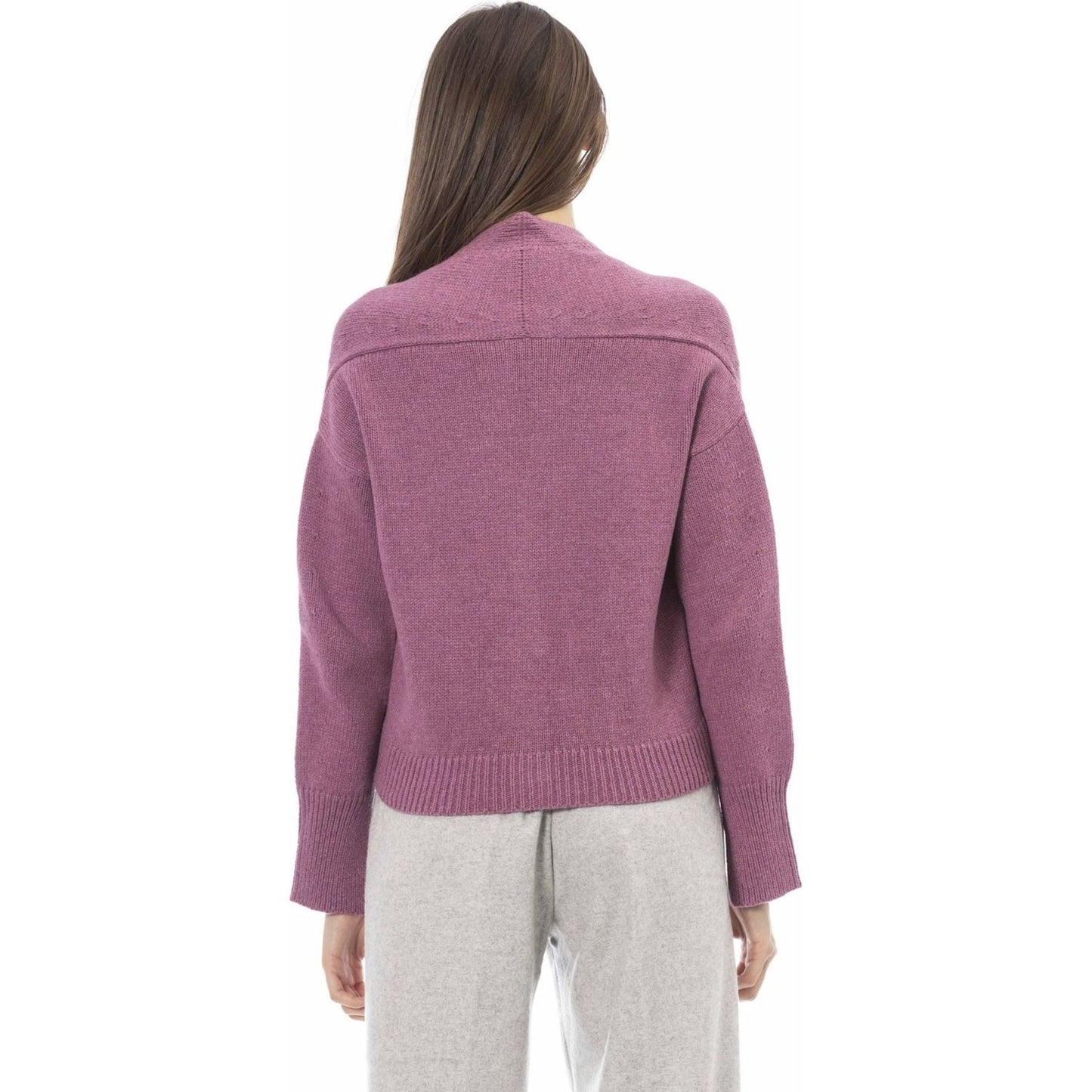 Alpha Studio Sweaters AD8631EE_9007ROSA,Alpha Studio,Category-Clothing,Clothing,Gender-Women,Made in Italy,Pink,Subcategory-Sweaters,Subcategory-Sweatshirts,Subcategory-Tops,Sweaters,Sweaters - Women - Clothing,true,Women,Women > Clothing,Women > Clothing