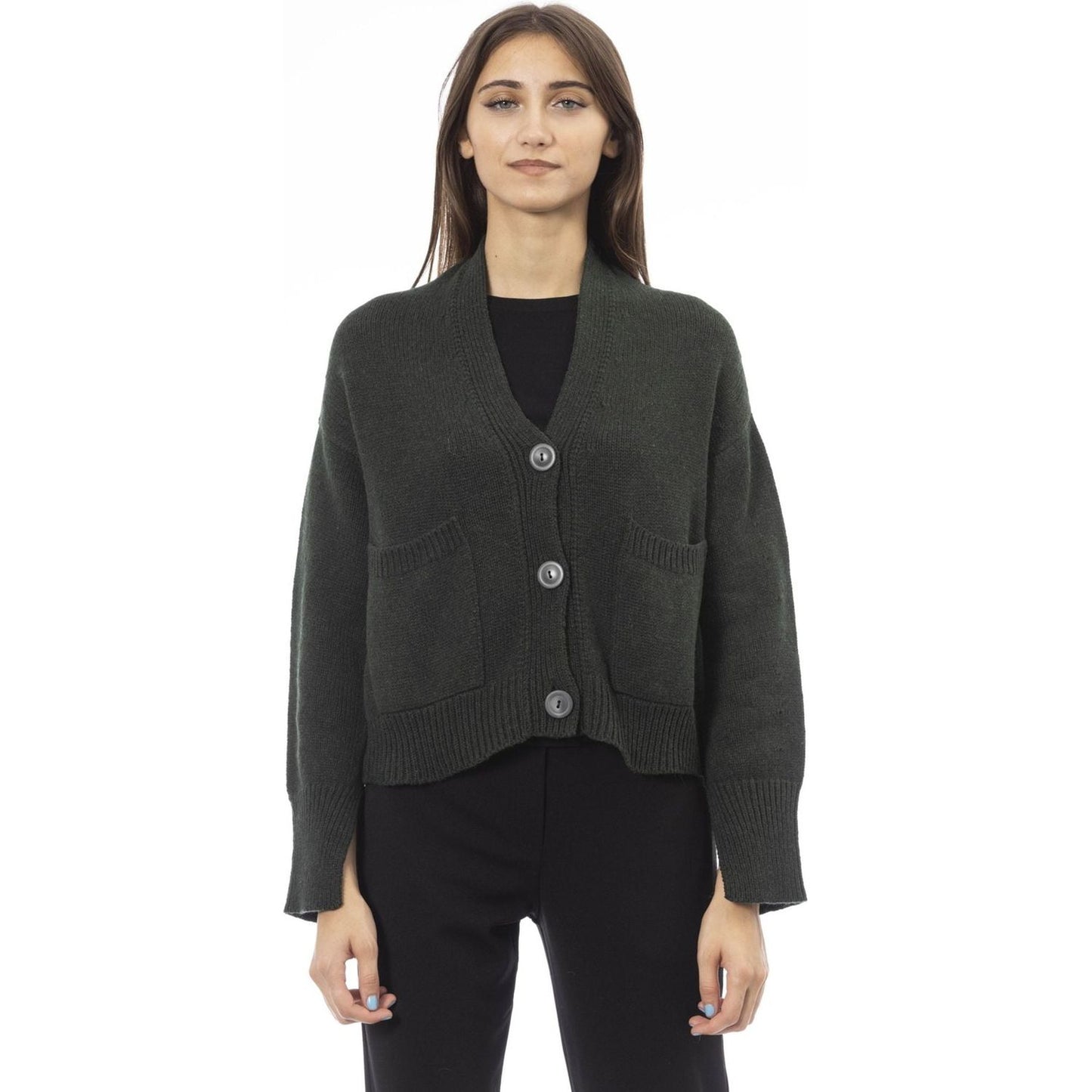 Alpha Studio Sweaters AD8631EE_912,Alpha Studio,Category-Clothing,Clothing,Gender-Women,Grey,Made in Italy,Subcategory-Sweaters,Subcategory-Sweatshirts,Subcategory-Tops,Sweaters,Sweaters - Women - Clothing,true,Women,Women > Clothing,Women > Clothing > To