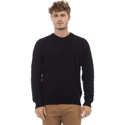 Alpha Studio Sweaters Alpha Studio,AU01C_1001NERO,Black,Category-Clothing,Clothing,Gender-Men,Made in Italy,Men,Men > Clothing,Subcategory-Sweaters,Sweaters,Sweaters - Men - Clothing,true,women >Bags,women>accessorries
