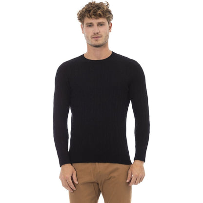Alpha Studio Sweaters Alpha Studio,AU030C_9000NERO,Black,Category-Clothing,Clothing,Gender-Men,Made in Italy,Men,Men > Clothing,Subcategory-Sweaters,Sweaters,Sweaters - Men - Clothing,true,women >Bags,women>accessorries