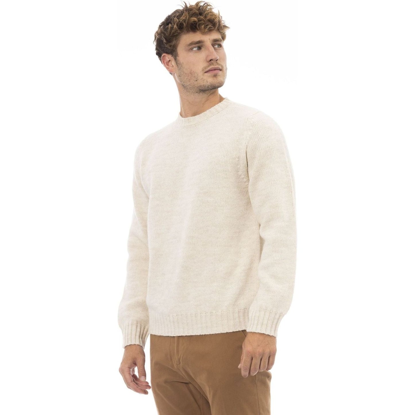 Alpha Studio Sweaters Alpha Studio,AU7611CP_9003PANNA,Brown,Category-Clothing,Clothing,Gender-Men,Made in Italy,Men,Men > Clothing,Subcategory-Sweaters,Sweaters,Sweaters - Men - Clothing,true,women >Bags,women>accessorries
