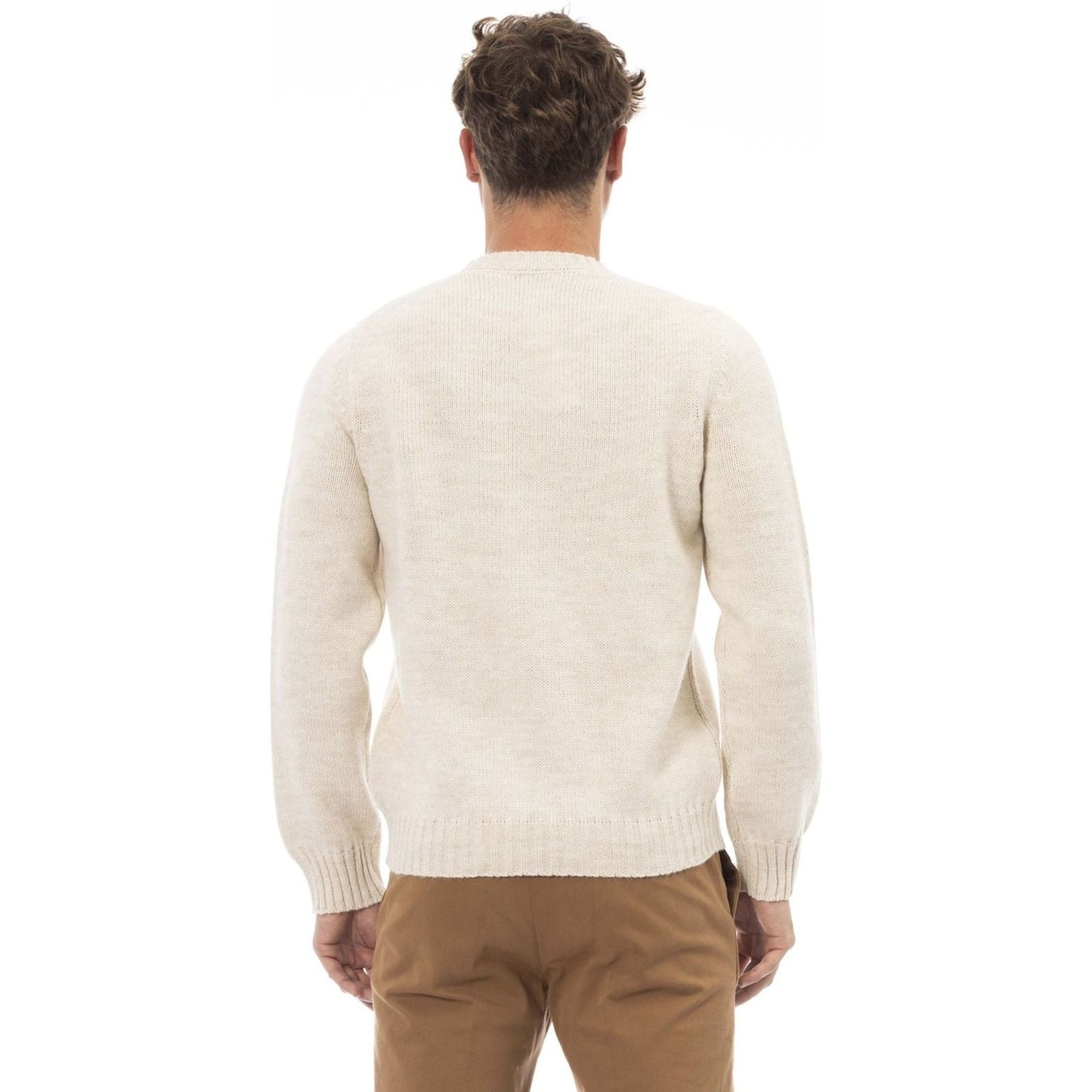 Alpha Studio Sweaters Alpha Studio,AU7611CP_9003PANNA,Brown,Category-Clothing,Clothing,Gender-Men,Made in Italy,Men,Men > Clothing,Subcategory-Sweaters,Sweaters,Sweaters - Men - Clothing,true,women >Bags,women>accessorries