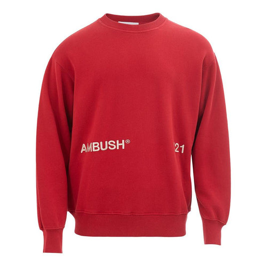 Ambush Red Cotton Sweatshirt 1728,67397976224,Ambush,Clothing,L,Men,New with tags,Red,Sweaters - Clothing,Sweaters - Men - Clothing,Sweatshirts - Sweaters - Clothing