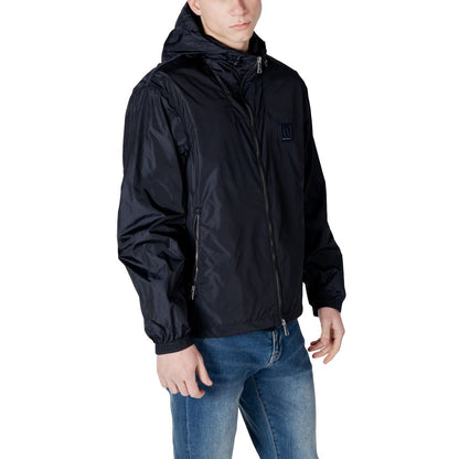 Armani Exchange Blue Polyamide Shell Jacket