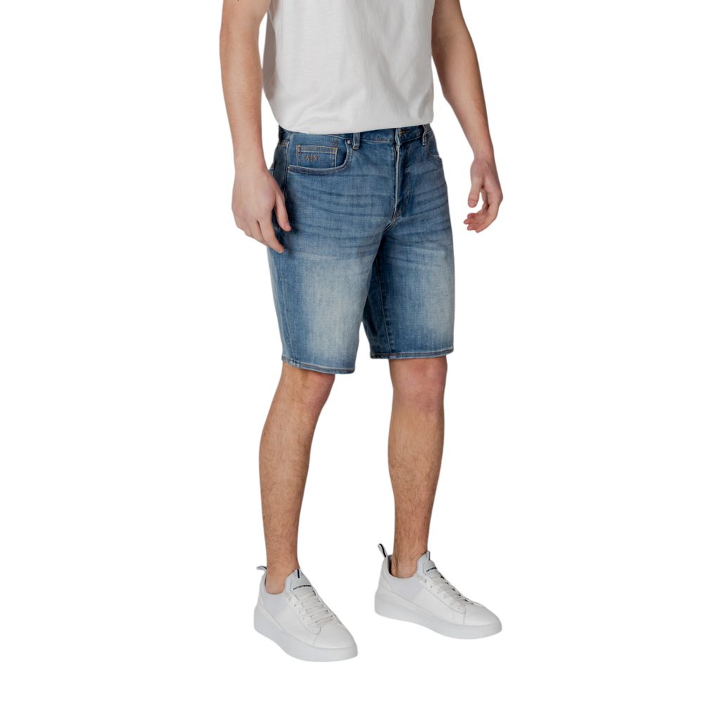 Armani Exchange Blue Polyester Bermuda Shorts 1728,71956299936,Armani Exchange,Bermuda - Shorts - Clothing,Blue,Clothing,Men,New with tags,Shorts - Clothing,W29,W33