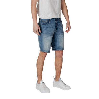 Armani Exchange Blue Polyester Bermuda Shorts 1728,71956299936,Armani Exchange,Bermuda - Shorts - Clothing,Blue,Clothing,Men,New with tags,Shorts - Clothing,W29,W33