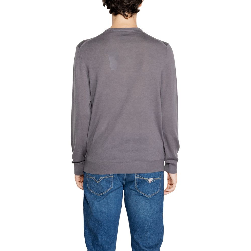 Armani Exchange Gray Wool Sweatshirt 1728,71956299936,Armani Exchange,Clothing,Gray,IT44 | S,Men,New with tags,Sweaters - Clothing,Sweatshirts - Sweaters - Clothing