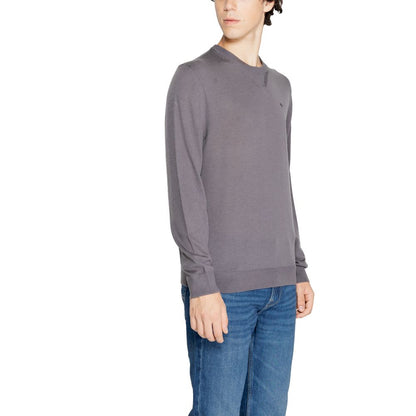 Armani Exchange Gray Wool Sweatshirt 1728,71956299936,Armani Exchange,Clothing,Gray,IT44 | S,Men,New with tags,Sweaters - Clothing,Sweatshirts - Sweaters - Clothing