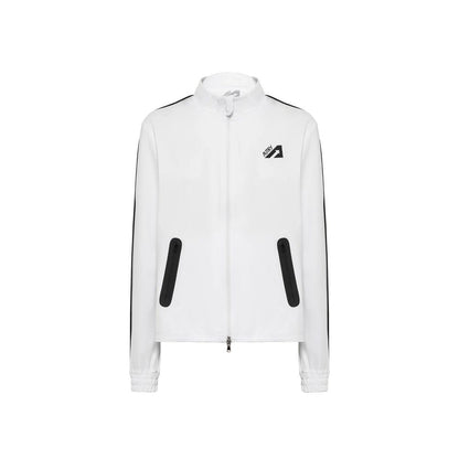 Autry White Elastane Shell Jacket 1728,75611013280,Autry,Clothing,Jackets & Coats - Clothing,L,M,New with tags,S,Shell Jackets - Jackets & Coats - Clothing,Sportswear - Clothing,White,Women,XS