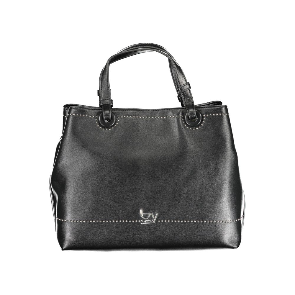 BYBLOS Black Polyurethane Women Handbag