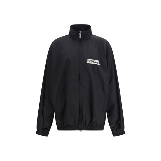 Balenciaga Black Cotton Shell Jacket 1728,72470364320,Balenciaga,Black,Clothing,Jackets & Coats - Clothing,M,Men,New with tags,Shell Jackets - Jackets & Coats - Clothing