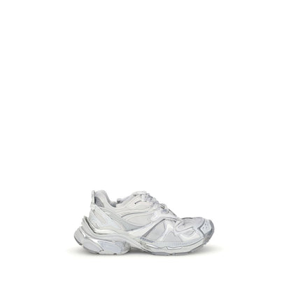 Balenciaga Silver Rubber Athletic Sneakers Balenciaga