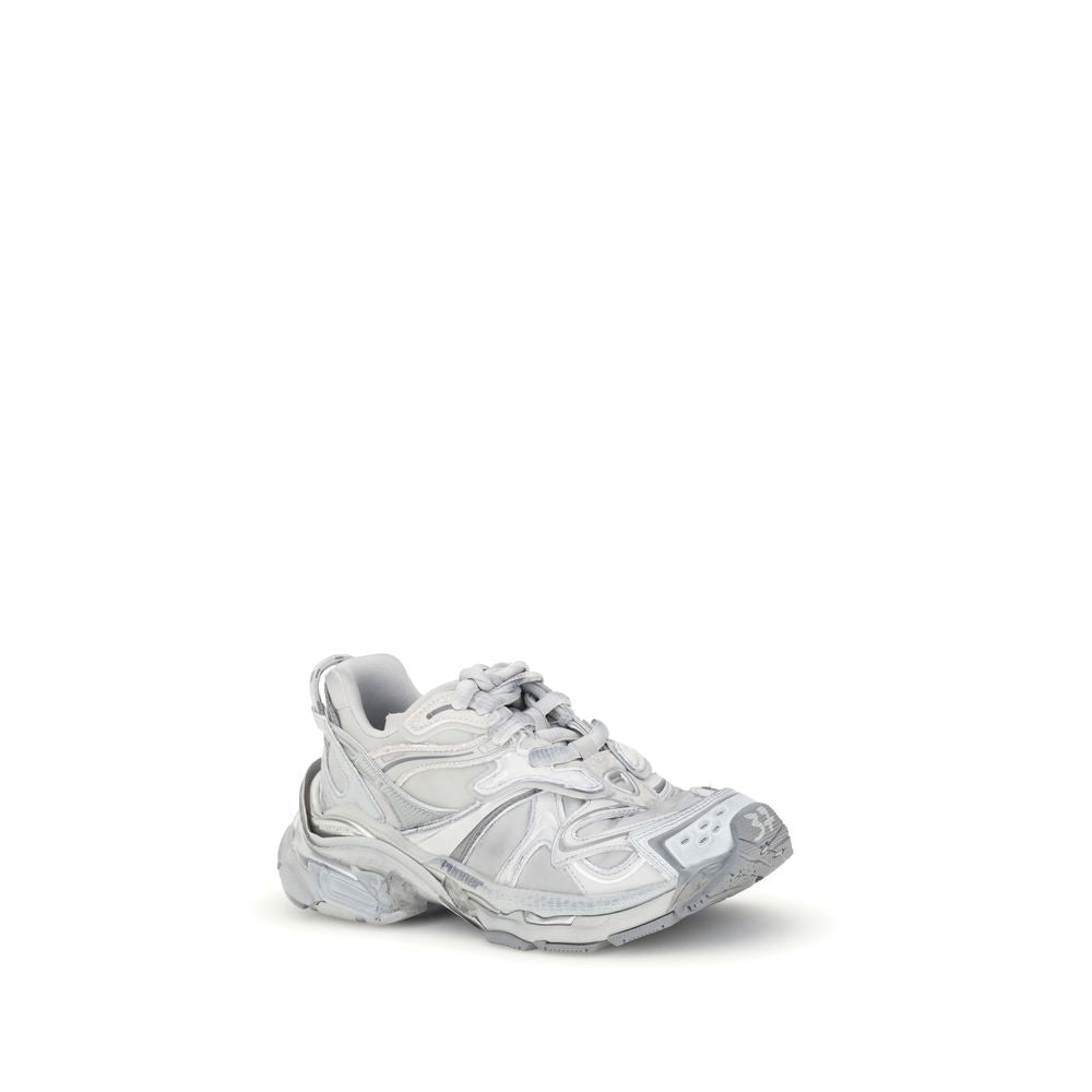 Balenciaga Silver Rubber Athletic Sneakers Balenciaga