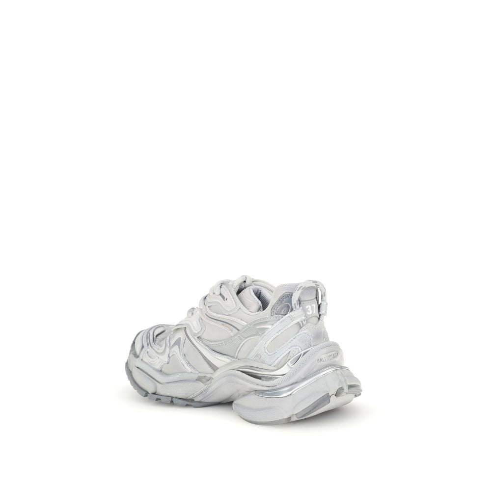 Balenciaga Silver Rubber Athletic Sneakers Balenciaga