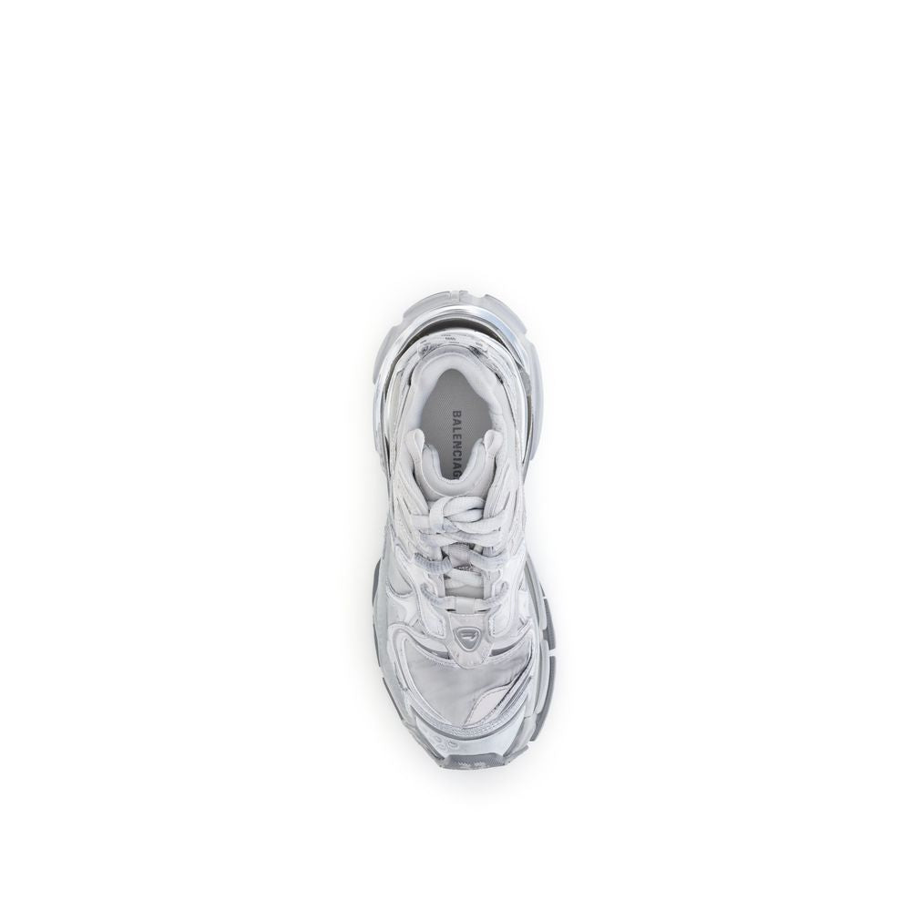 Balenciaga Silver Rubber Athletic Sneakers Balenciaga