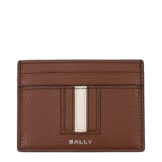 Bally Brown Leather Cardholder 1728,75667636384,Accessories,Bally,Brown,Cardholders - Wallets - Accessories,Men,New with tags,Wallets - Accessories