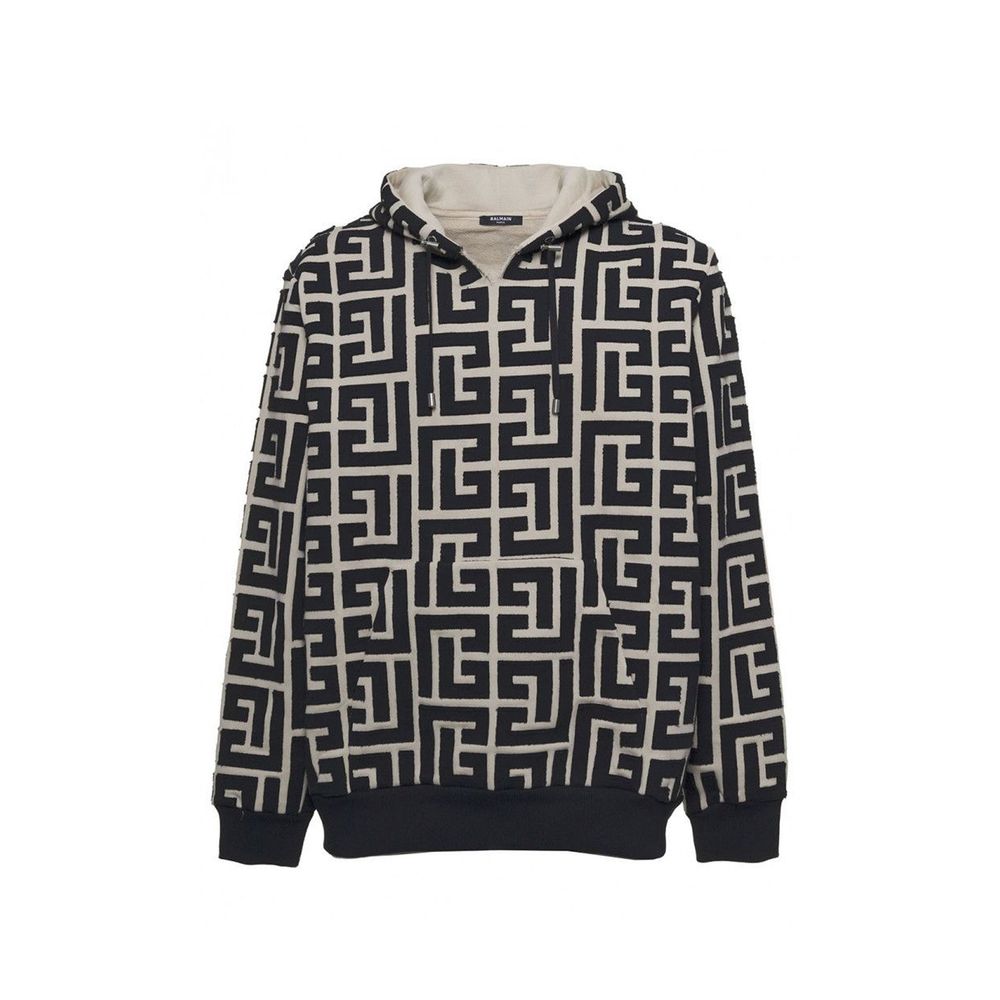 Balmain Beige Cotton Sweatshirt
