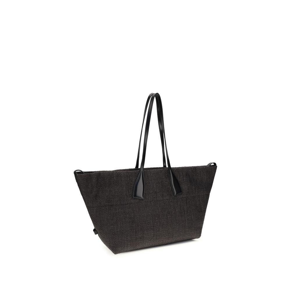 Balmain Black Raffia Shoulder Bag 1728,72470364320,Bags,Balmain,Black,New with tags,Shoulder Bags - Bags,Women
