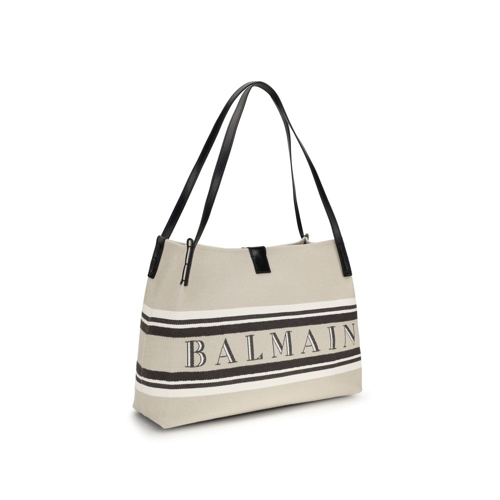 Balmain Multicolor Cotton Shoulder Bag 1728,72470364320,Bags,Balmain,Multicolor,New with tags,Shoulder Bags - Bags,Women