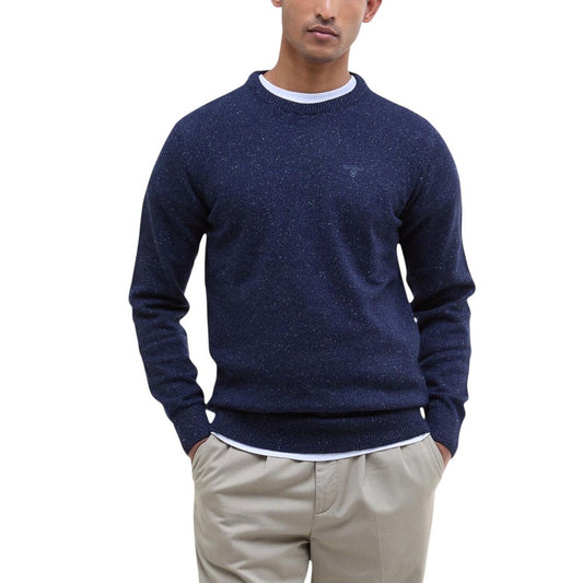 Barbour Blue Wool Sweatshirt 1728,71956299936,Barbour,Blue,Clothing,IT44 | S,Men,New with tags,Sweaters - Clothing,Sweatshirts - Sweaters - Clothing