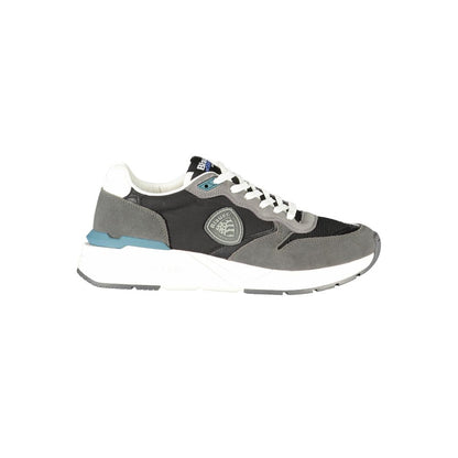 Blauer Nero Polyurethane Men Sneaker 1728,67403481248,Athletic - Sneakers - Shoes,Black,Blauer,EU40/US7,EU41/US8,EU43/US10,EU44/US11,Men,New with tags,Shoes,Sneakers - Shoes