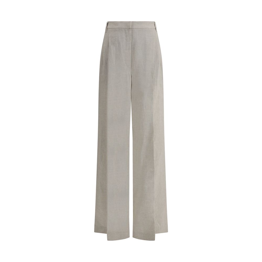 Brunello Cucinelli Linen Pants 1728,67465543840,Beige,Brunello Cucinelli,Casual Pants - Pants - Clothing,Clothing,New with tags,Pants - Clothing,W42,Women