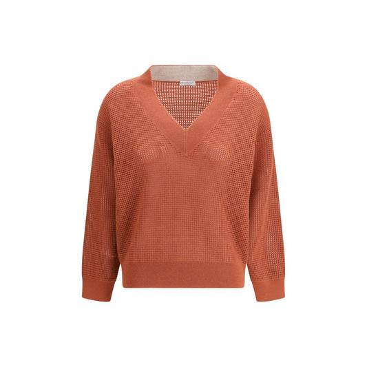 Brunello Cucinelli Multicolor Cashmere Sweater 1728,72470364320,Brunello Cucinelli,Cashmere - Sweaters - Clothing,Clothing,Multicolor,New with tags,S,Sweaters - Clothing,Women