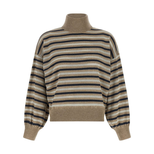 Brunello Cucinelli Multicolor Virgin Wool Cardigan