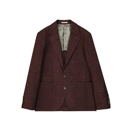 Brunello Cucinelli Multicolor Wool Blazer 1728,48 | M,75611013280,Blazers - Suits & Blazers - Clothing,Brunello Cucinelli,Clothing,IT50 | L,Men,Multicolor,New with tags,Suits & Blazers - Clothing
