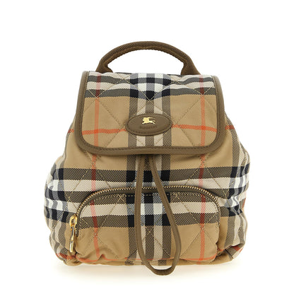 Burberry Beige Polyamide Backpack