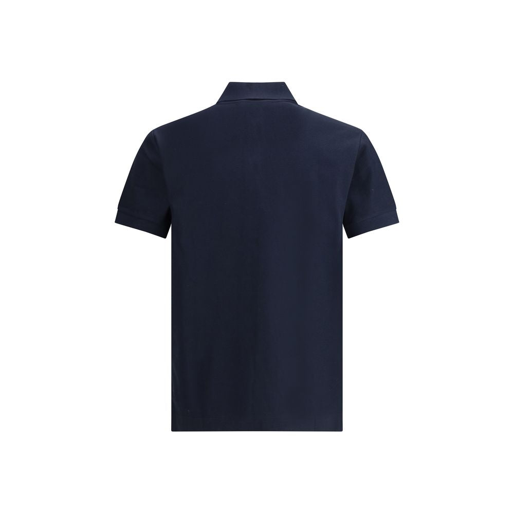 Burberry Blue Cotton Polo Shirt