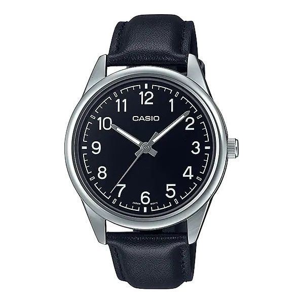 CASIO COLLECTION Mod. CASUAL. LEATHER - BLACK Category - Watches,Gent Ready stocked Watches,Men,READY STOCKED WATCHES,Wristwatch