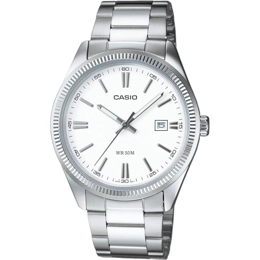 CASIO COLLECTION Mod. DATE - WHITE Category - Watches,Gent Ready stocked Watches,Men,READY STOCKED WATCHES,Wristwatch