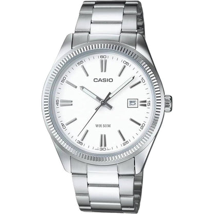 CASIO COLLECTION Mod. DATE - WHITE Category - Watches,Gent Ready stocked Watches,Men,READY STOCKED WATCHES,Wristwatch