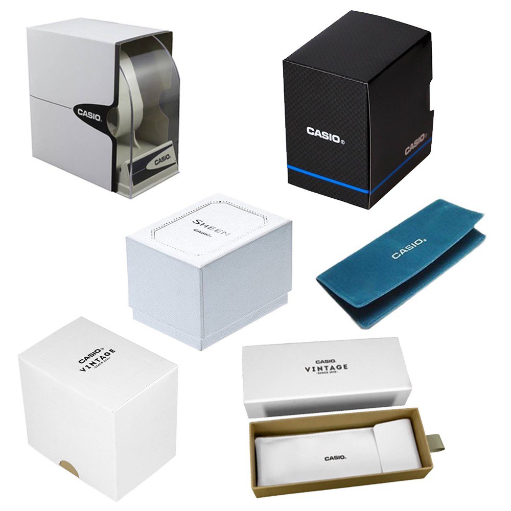 CASIO COLLECTION Mod. ONLY TIME, LEATHER - WHITE