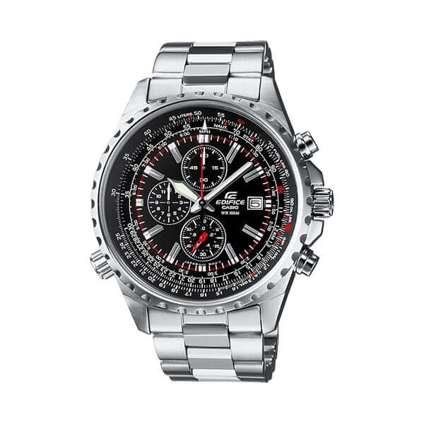 CASIO EDIFICE Mod. SLIDE RULE XL CHRONO - BLACK WATCHES