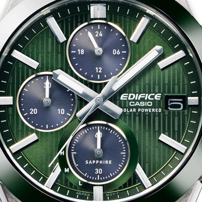 CASIO EDIFICE Mod. SOLAR POWERED CHRONOGRAPH - GREEN WATCHES